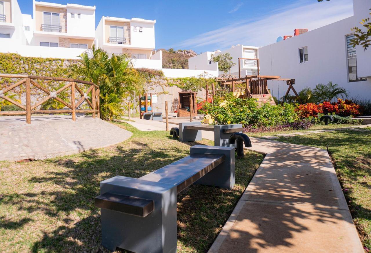 Вілла Casa En Privada Frente A La Playa Con Alberca! Мазатлан Екстер'єр фото